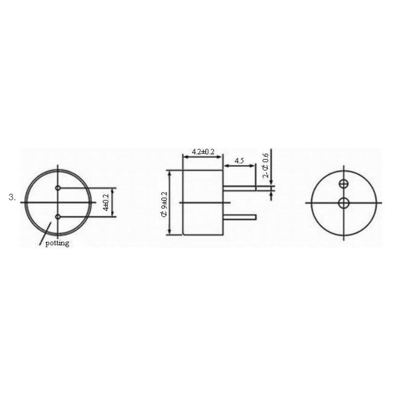 Còi Chip 5V (Loại nhỏ) 9x5.5MM (0905)