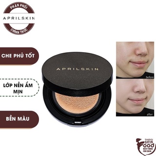 Phấn Nước Che Phủ Tốt, Dưỡng Ẩm Cho Lớp Nền Hoàn Hảo Aprilskin Magic Snow Cushion Galaxy Edition SPF50+/PA+++ 15g