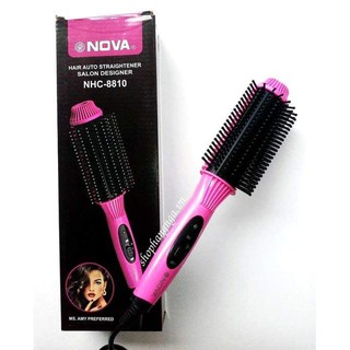 Lược Điện Sấy Cúp Chải Thẳng Nova