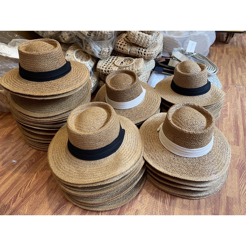 Bán sỉ Mũ Cói Hàng đẹp đa dạng form cứng cáp