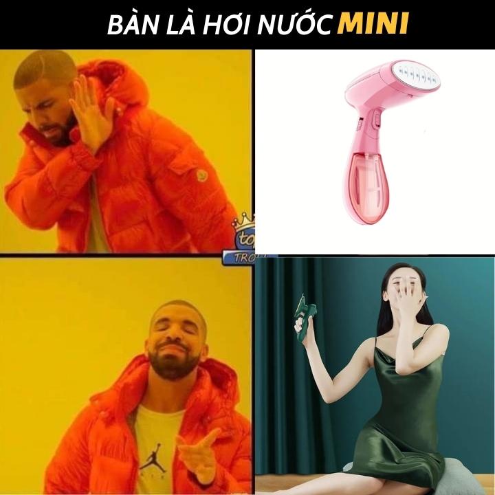Bàn là hơi nước cầm tay mini , Bàn ủi hơi nước công suất 33W mẫu mới 2021 BL1
