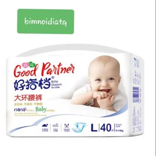 Bỉm dán Good partner nội địa Trung S56, M48, L40, XL36