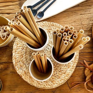 Ống hút tre thiên nhiên thân thiện với môi trường (bamboo straws)