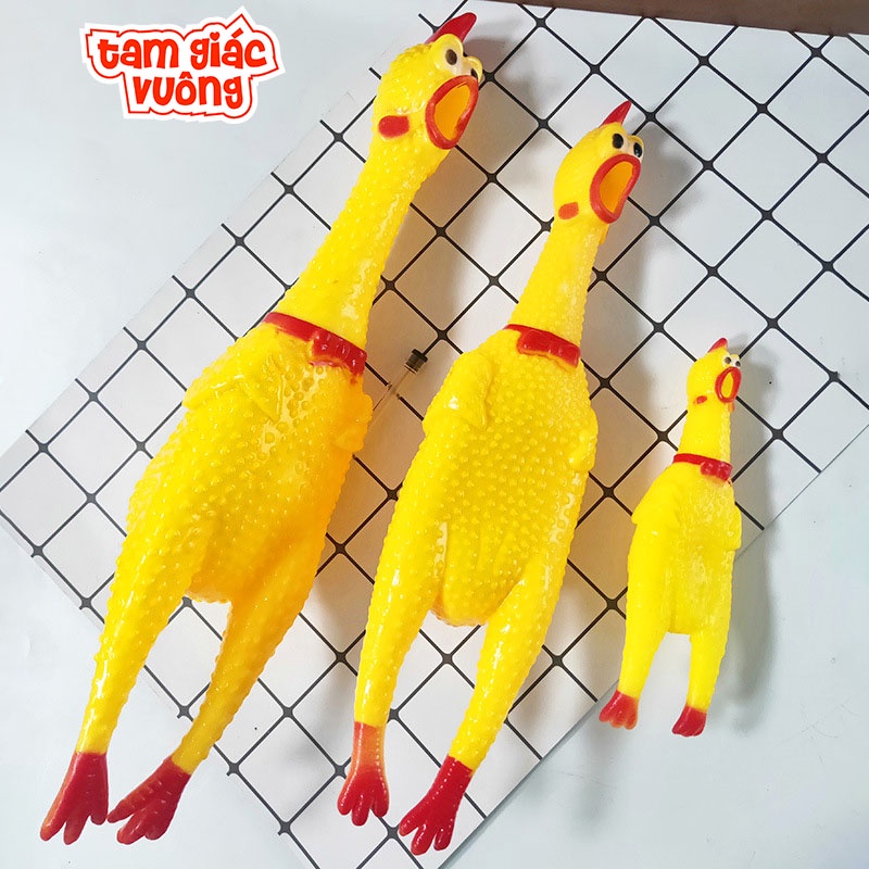 Đồ Chơi Hình Con Gà Dễ Thương Bóp Ra Tiếng