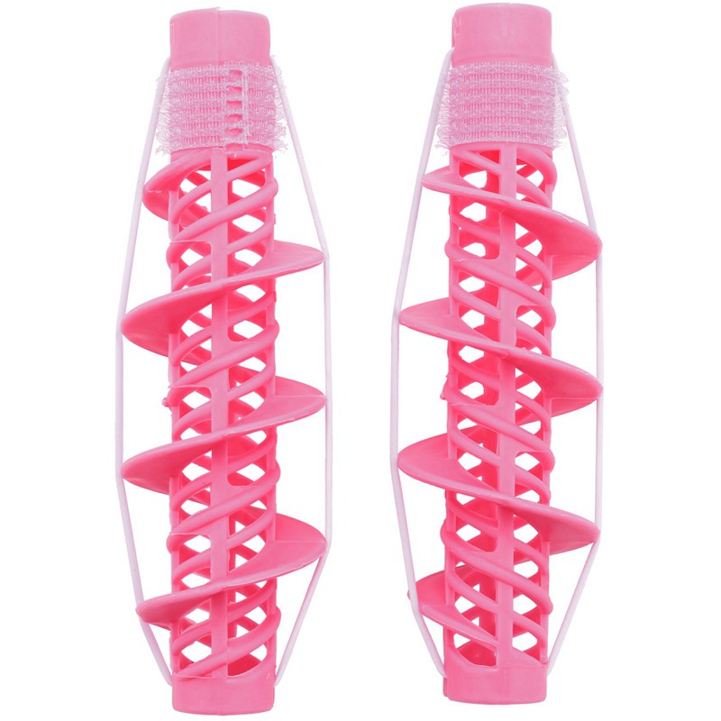 [Hot Sale]2Pcs Hair Styling Tools Hair Care Natural Big Wave Curls Rollers Curlers Curling Styling Tool