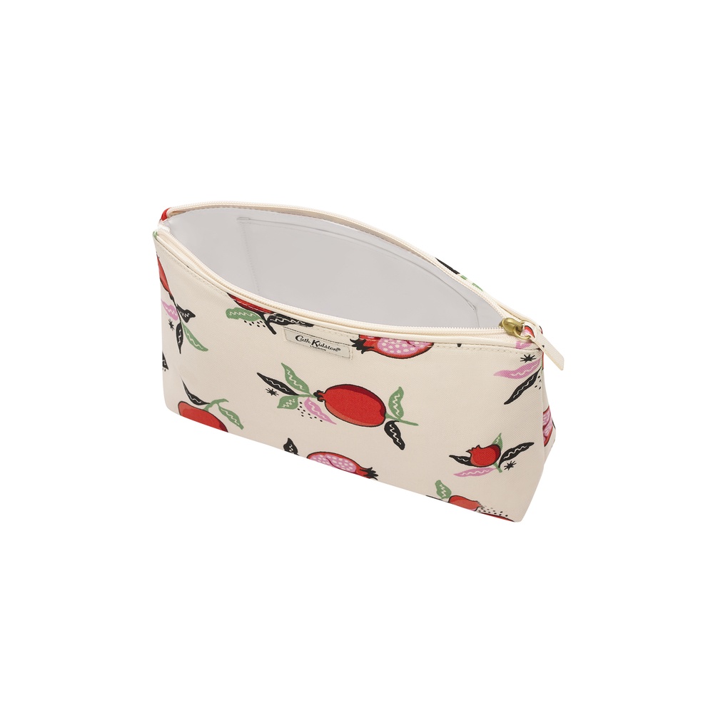 Cath Kidston - Túi đựng mỹ phẩm/Zip Cosmetic Bag - Pomegranate - Cream -1049602