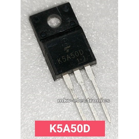 (1) K5A50D, TK5A50D, MOSFET N-Channel 500V 5A TO-220FP