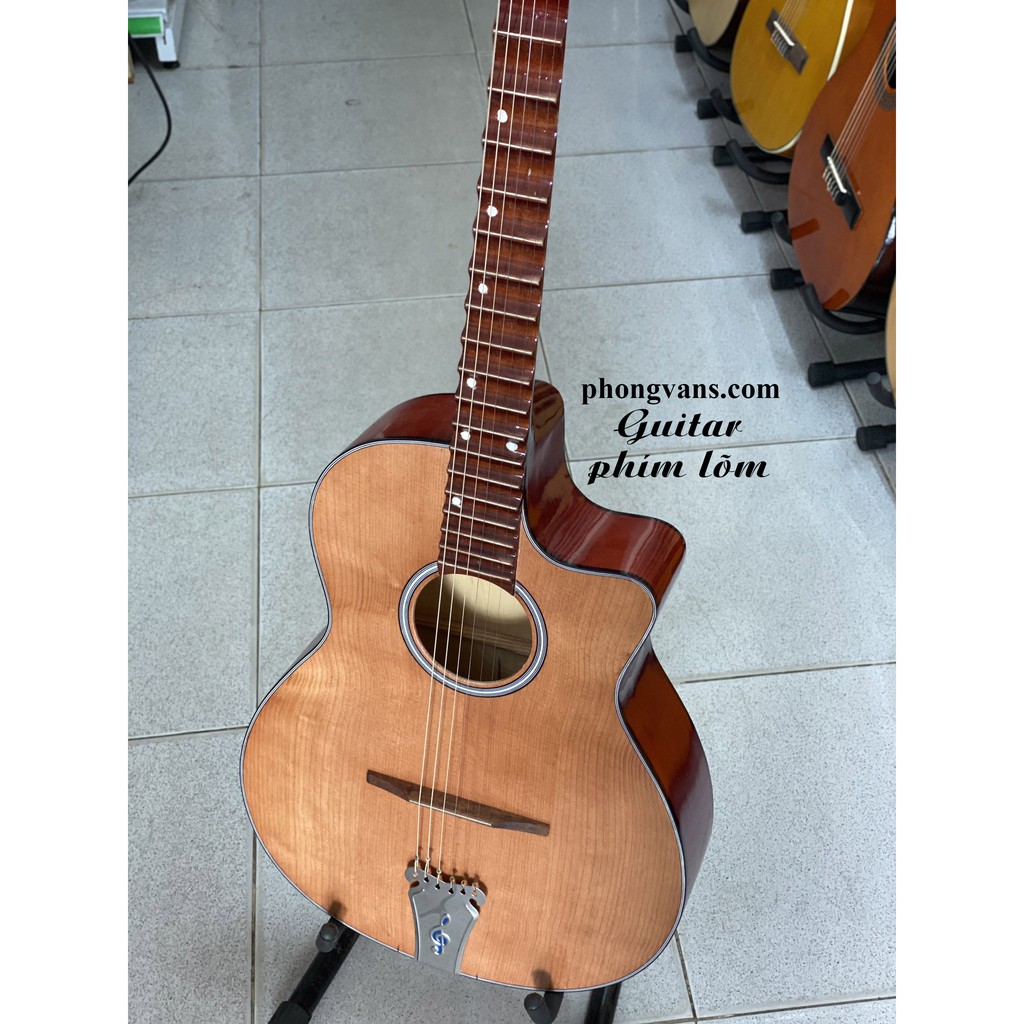Đàn guitar thùng phím lõm chơi vọng cổ cải lương