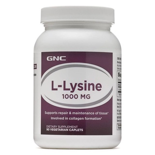 Viên Uống GNC L Lysine 1000mg 90 viên - L-Lysine GNC 1000mg - GNC LLysine 1000mg