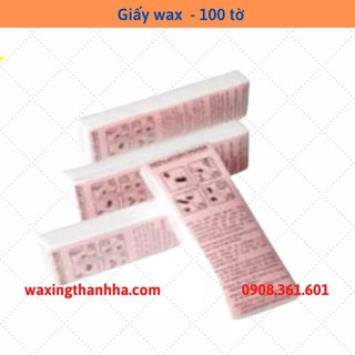 Giấy wax lông - xấp 100 miếng