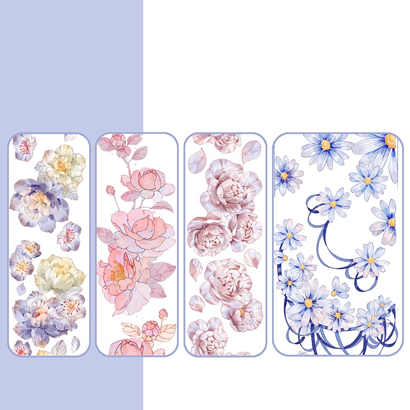 Washi chiết hãng Whale Fall chủ đề hoa