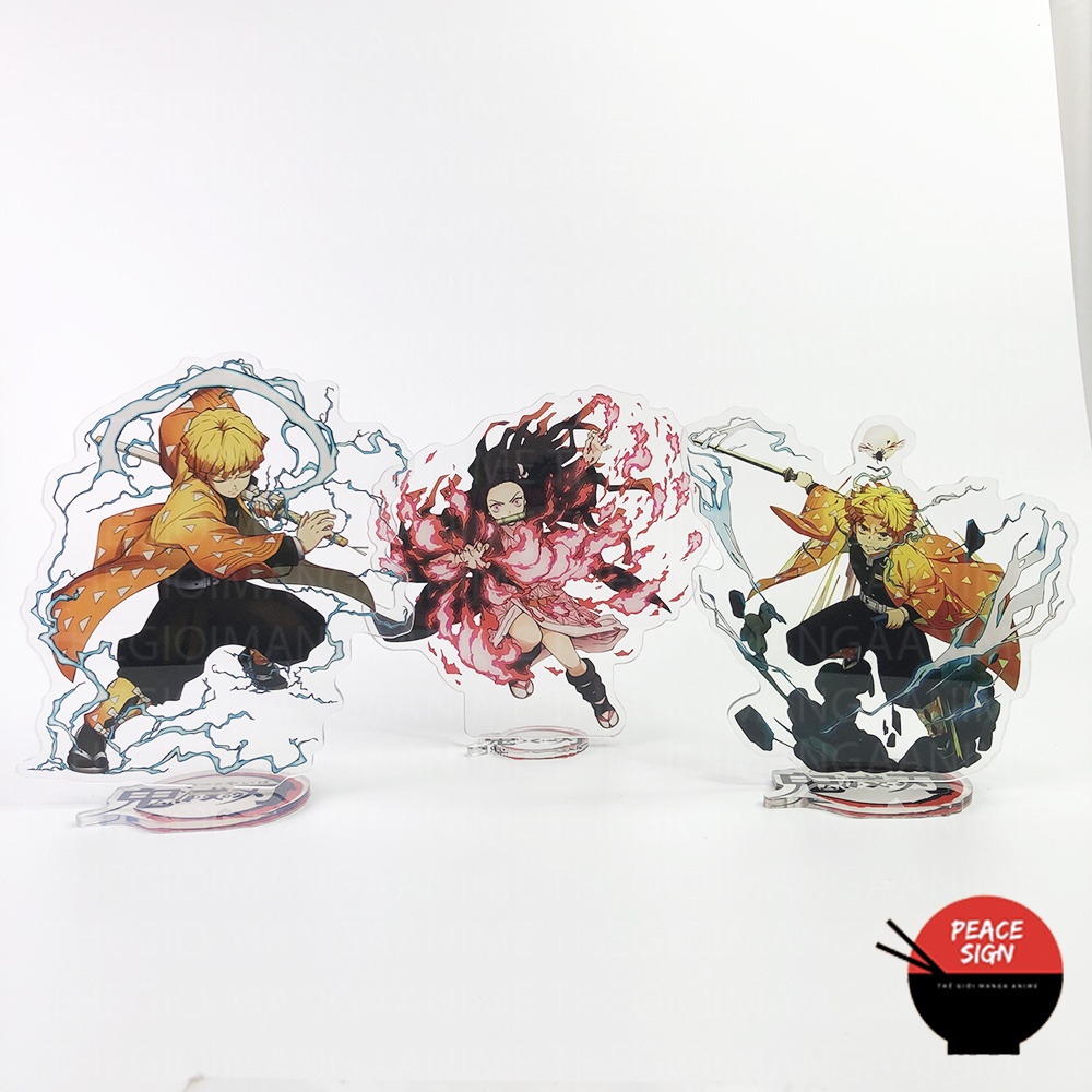 Standee Kimetsu no Yaiba THANH GƯƠM DIỆT QUỶ mô hình Tượng Acrylic anime chibi mica trang trí trưng bày