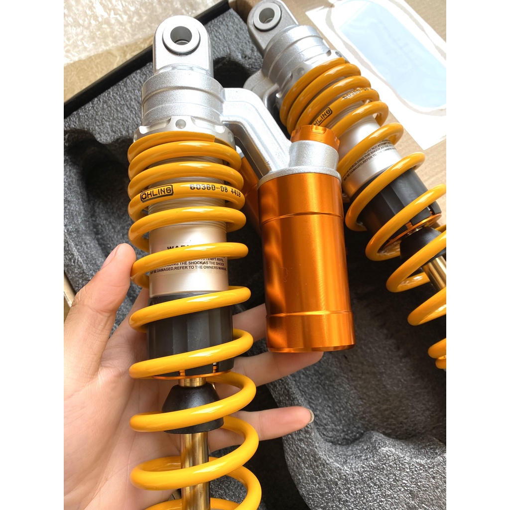 Phuộc Thụt Ohlins Bình Dầu Có Tăng Chỉnh: WAVE DREAM -FUTURE-SIRUS-JUPITER.....Bảo Hành 1 Năm