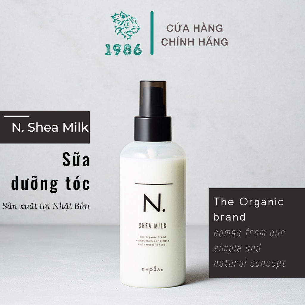 Napla N. Shea Milk dưỡng mềm, phục hồi tóc, sản xuất tại Nhật Bản