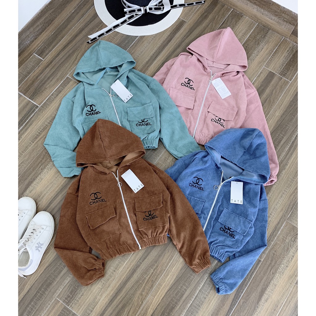 Áo Khoác Bomber Nhung Thêu Chữ HOAITHU654 | BigBuy360 - bigbuy360.vn