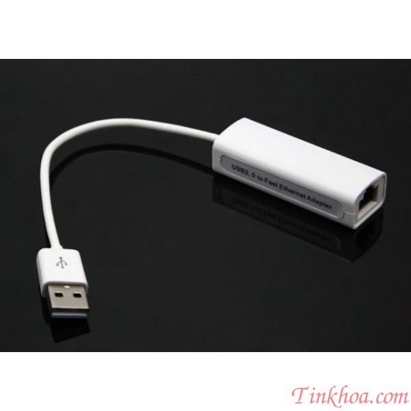 (Freeship)USB to LAN 516- Dây chuyển USB SANG LAN 516-USB 2.0 ETHERNET ADAPTER