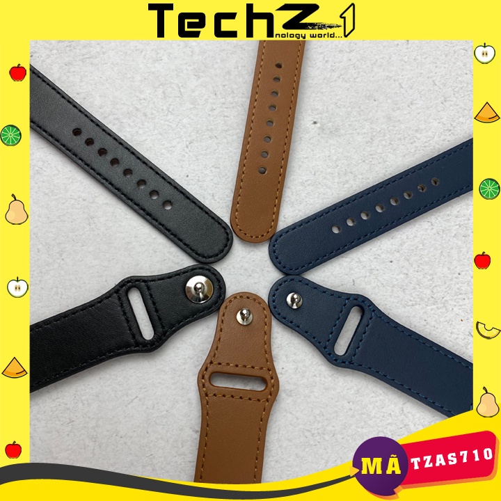 Dây Da cho Apple Watch Nhiều Màu, Chất Liệu Da Cao Cấp - Mã TZAS710