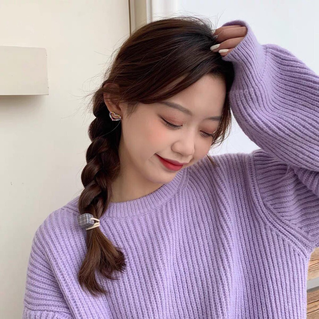 Cột tóc thun hình vuông caro Mua Tất (muatatshop)