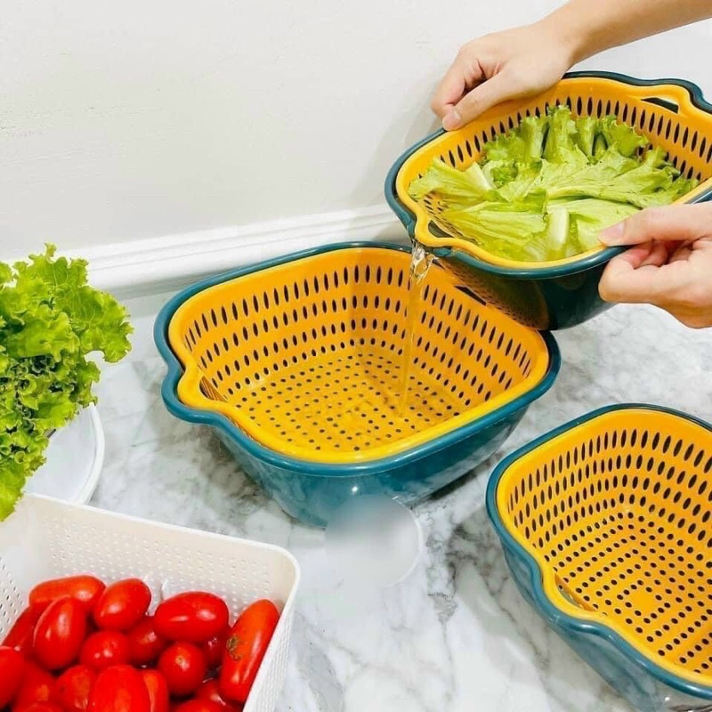Set 6 thau rổ nhựa cao cấp…