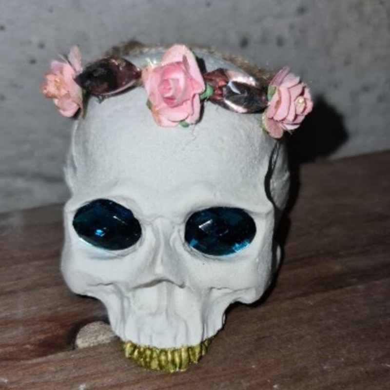 Khuôn Làm Nến Hình Đầu Lâu Phong Cách Âu Mỹ Cổ Điển Trang Trí Nhà Cửa