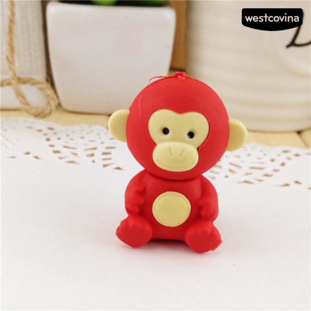 [Hot]✍3 Gôm Tẩy Hình Chú Khỉ Dễ Thương