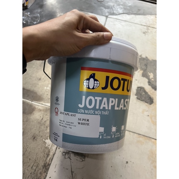 Sơn nước nội thất Jotun Jotaplast (siêu trắng) 5 lít