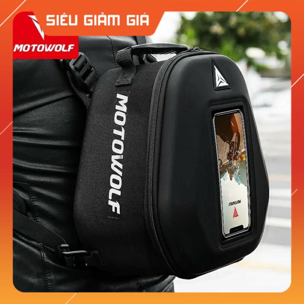 TÚI GẮN BÌNH XĂNG (TANK BAG) MOTOWOLF MDL0702 ĐỰNG ĐIỆN THOẠI CẢM ỨNG CHỐNG NƯỚC