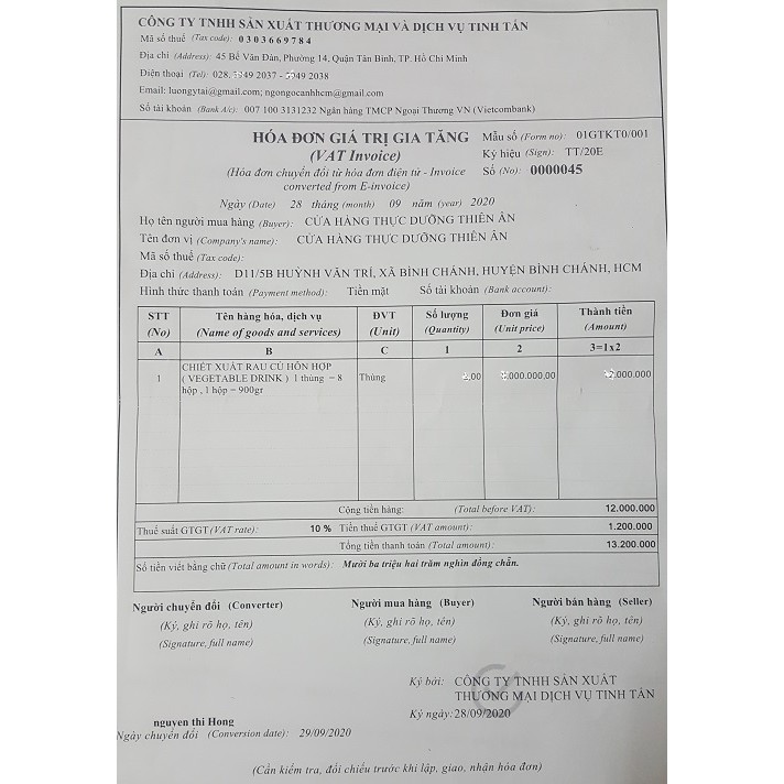 HỘP CANH DƯỠNG SINH ĐÀI LOAN ( NƯỚC SÚP RAU CỦ , VEGETABLE DRINK) 60 GÓI x 15G