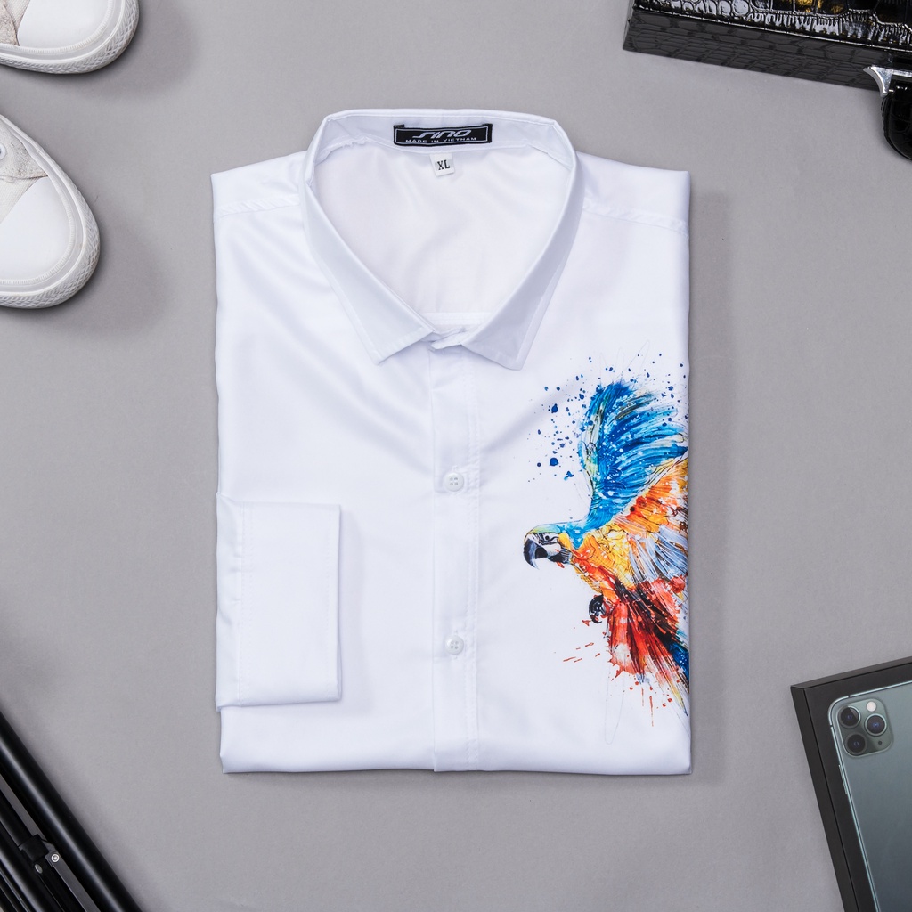 Áo Sơ Mi Nam FLASHBACKS Dài Tay - Phong Cách Thời Trang Hàn Quốc Siêu Ngầu - Trend 2021 - SM00009 | BigBuy360 - bigbuy360.vn