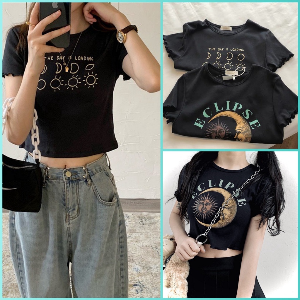 Áo croptop hình RUBY chất cotton co dãn 4 chiều, rua gấu cá tính phong cách, tôn dáng, body
