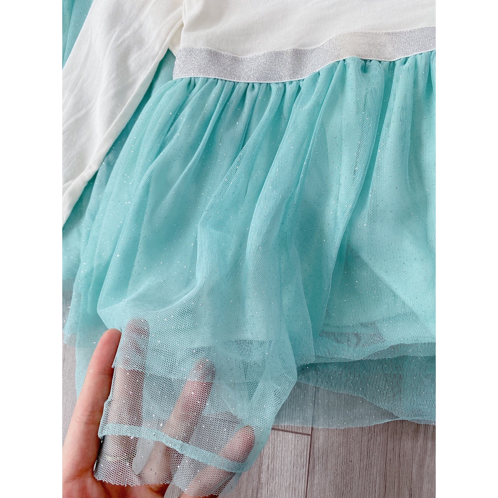 Váy HM voan Tutu 2 lớp lật cườm dư xịn