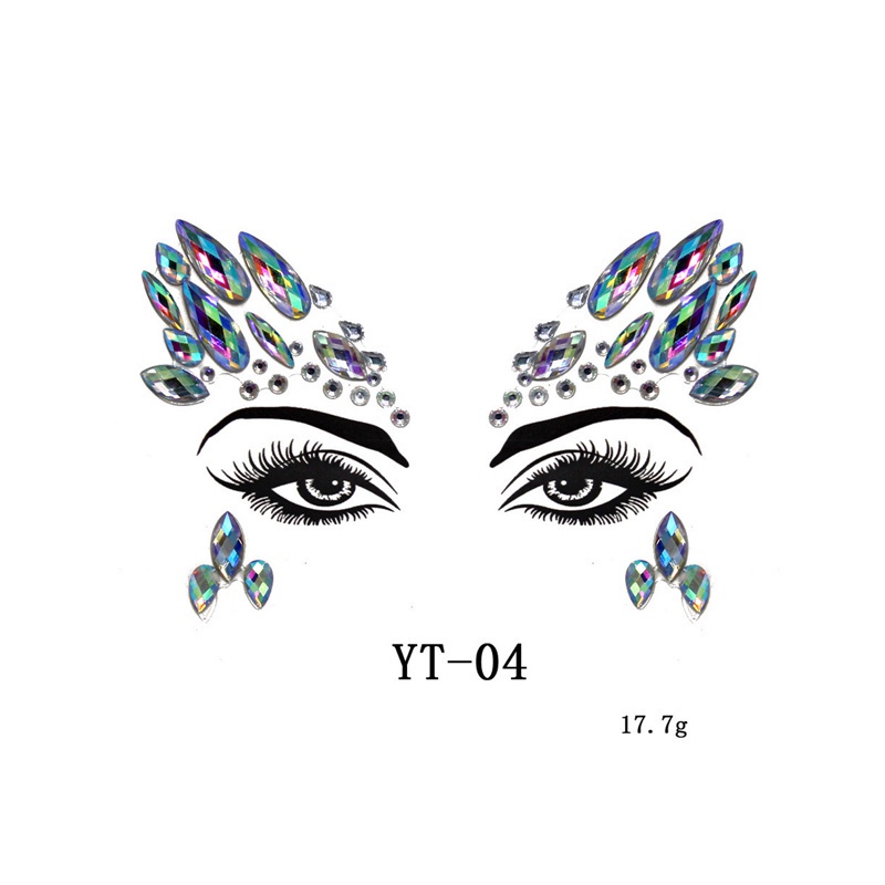 1 miếng dán đính đá trang trí cơ thể lấp lánh | BigBuy360 - bigbuy360.vn