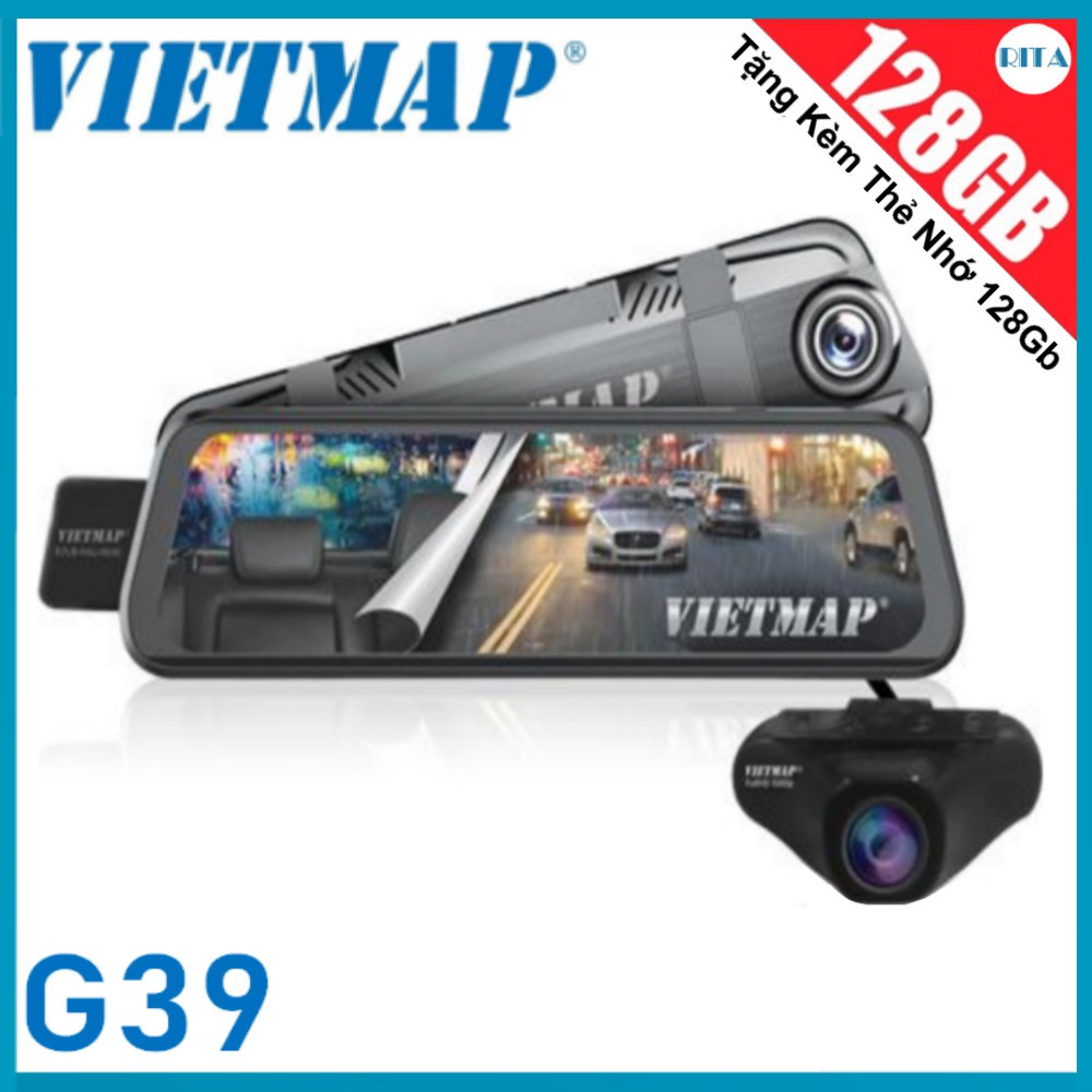 [Tặng Kèm Thẻ Nhớ 128Gb] Camera Hành Trình Vietmap G39 + [Thẻ nhớ 128Gb]