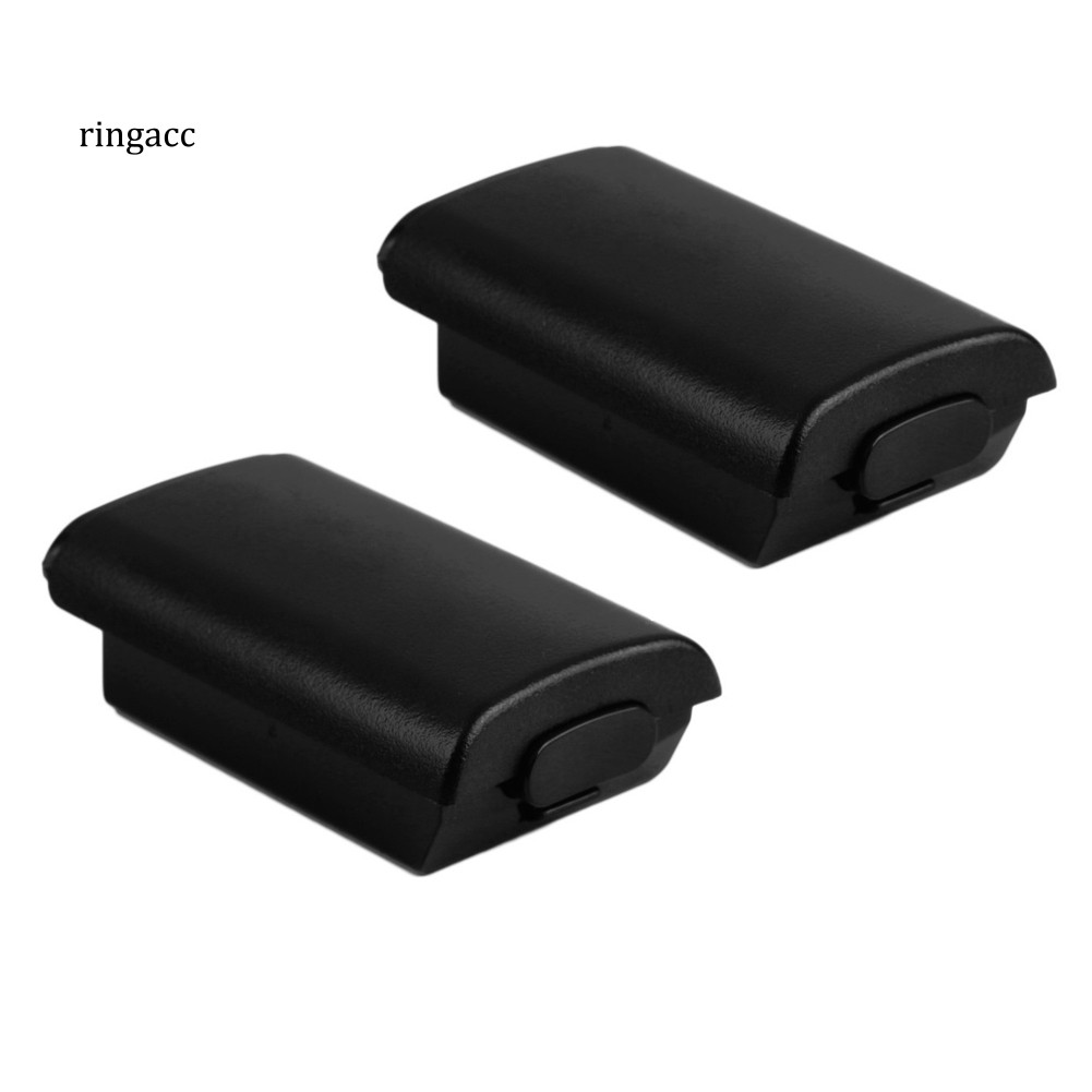 【RAC】2Pcs AA Battery Plastic Hard Back Cover Case Protector for Xbox 360 Controller
