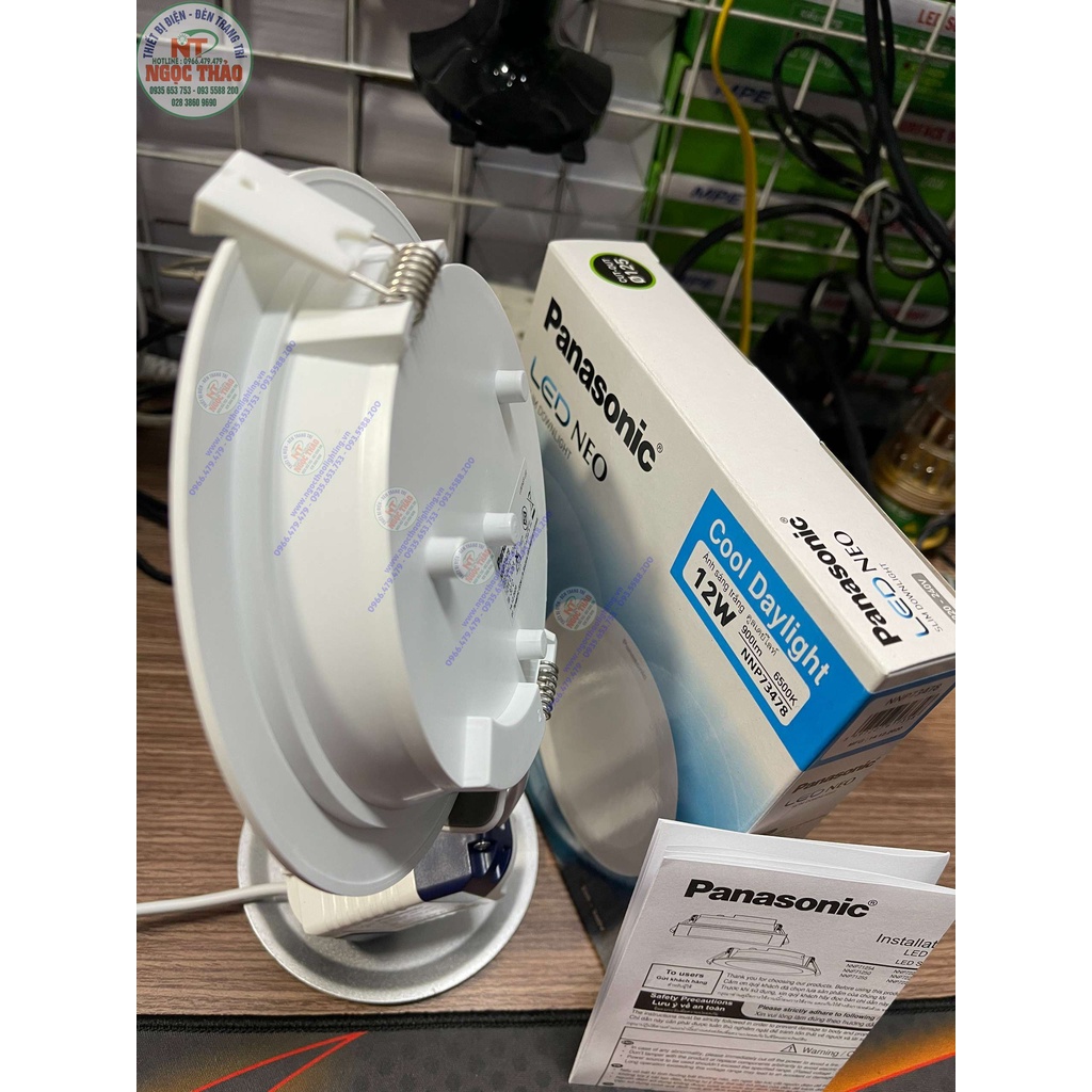 Đèn LED Âm Trần Panasonic 12W NNP73478 - Made in INDONESIA