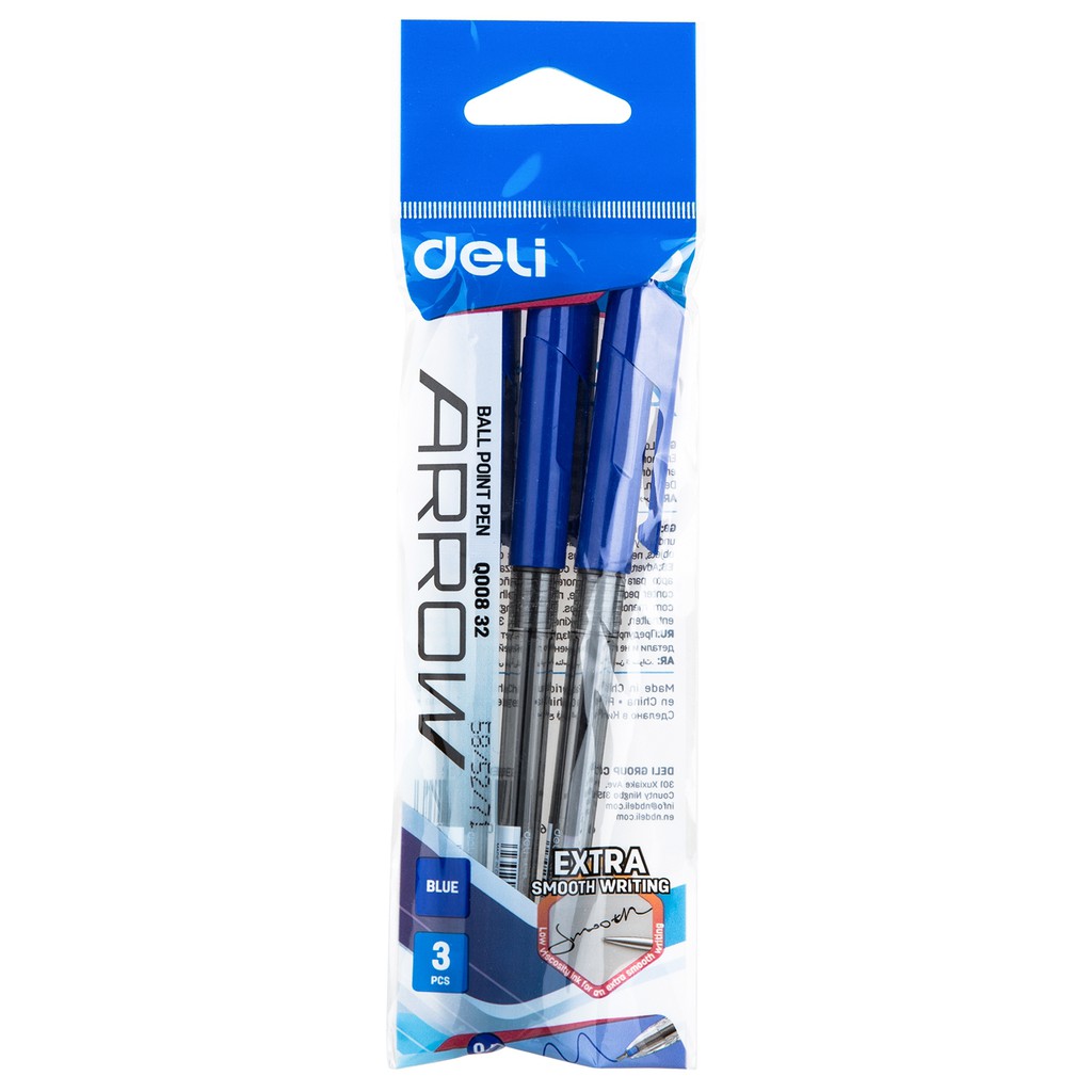 [ MUA 1 TẶNG 1 ] Bút bi dầu Deli - Sản phẩm được tặng sẽ giống sản phẩm bạn đặt -  EQ00832