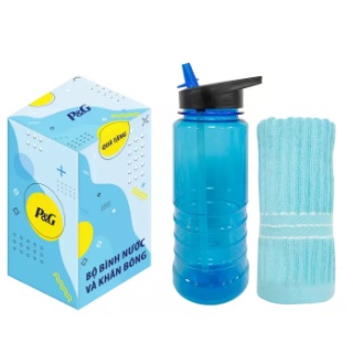 [SALE GIÁ SỐC] Bình đựng nước thể thao 500ml và khăn bông 50x100