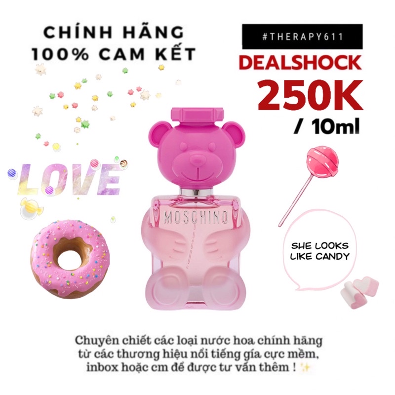 [𝗦𝗔𝗟𝗘]..::✨Mẫu thử Moschino Toy 2 Bubble Gum (5ml/10ml/20ml)✨::.. | Thế Giới Skin Care