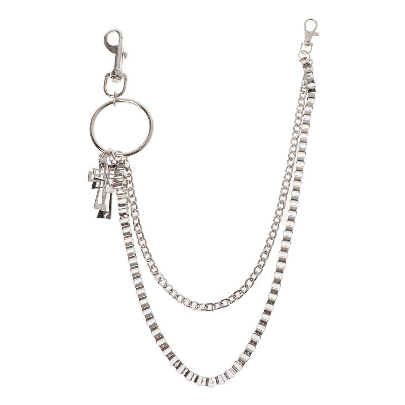 Dây xích dài gắn ví phong cách Punk