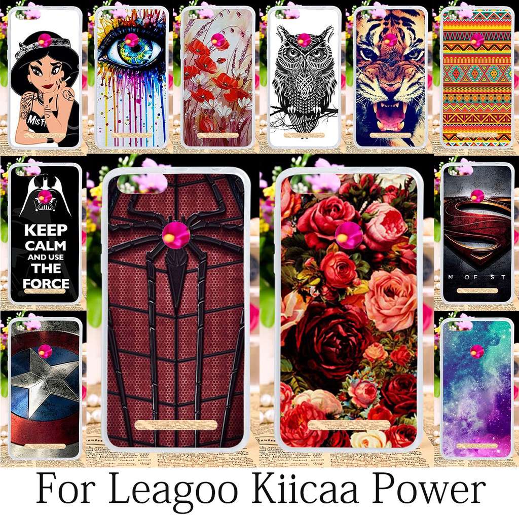 Ốp điện thoại silicon mềm cho Leagoo KIICAA Power 5.0 inch