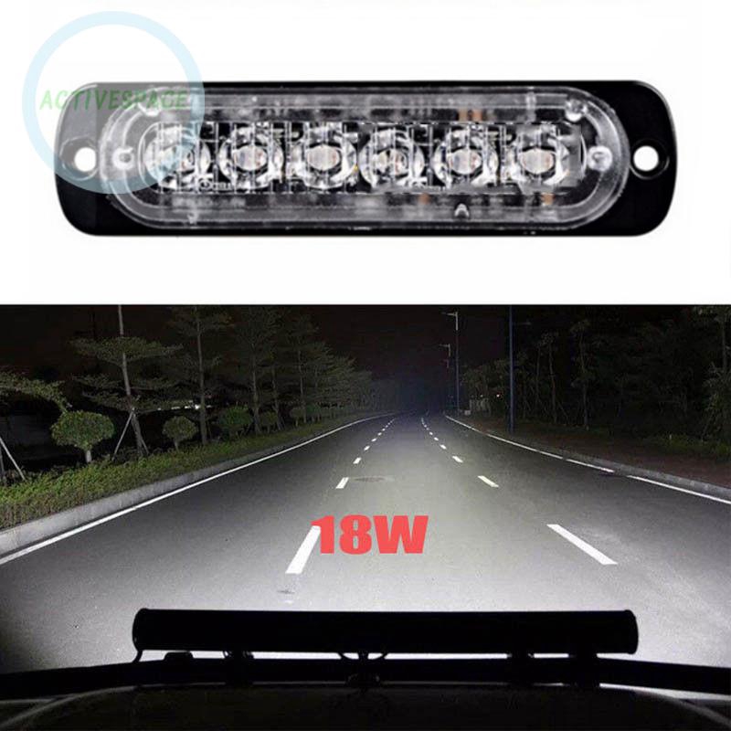 Bộ đèn LED khẩn cấp 6 bóng DC 12V-24V chuyên dụng cho xe hơi SUV ATV UTV | BigBuy360 - bigbuy360.vn