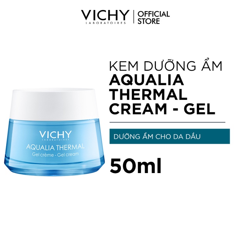 [Mã COSVIBD10 giảm 10% đơn 600K] Kem dưỡng ẩm và cung cấp nước dạng gel Vichy Aqualia Thermal Cream-Gel 50ml