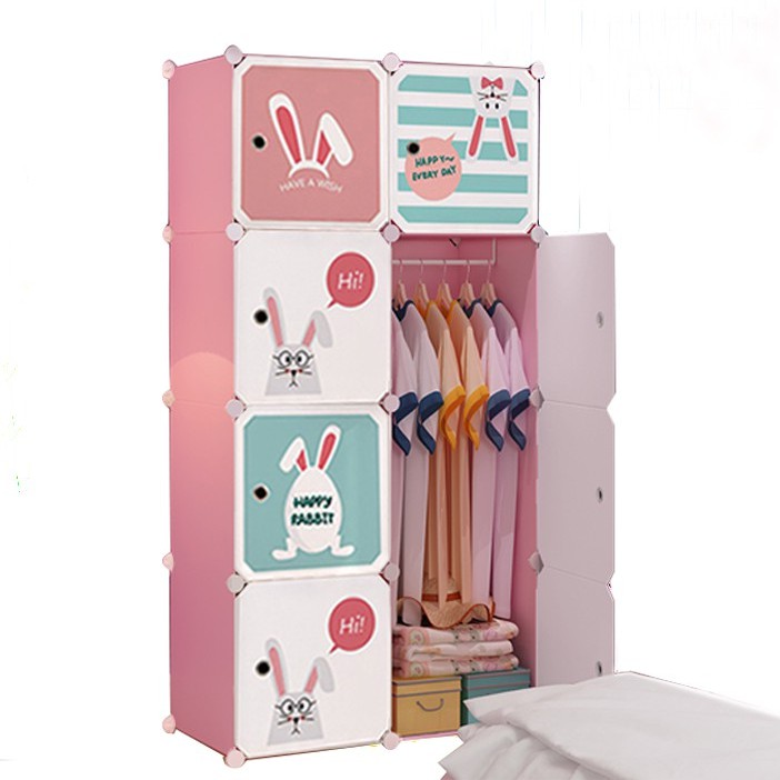 Tủ nhựa 8 ô lắp ghép tặng kèm đầy đủ phụ kiện V LUCKYHOUSE VLK31