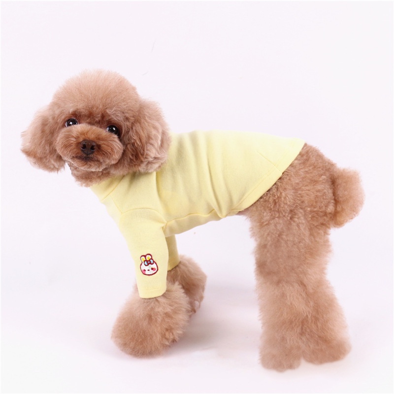 Áo Thun Cho Chó Mèo Màu Pastel Hoạ Tiết Dễ Thương Mẫu Quần Áo Cho Thú Cưng Thời Trang Giá Rẻ Mùa Thu Đông Amun Pet