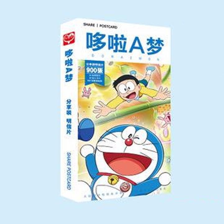 Hộp ảnh postcard Doraemon chú mèo máy đến từ tương lai