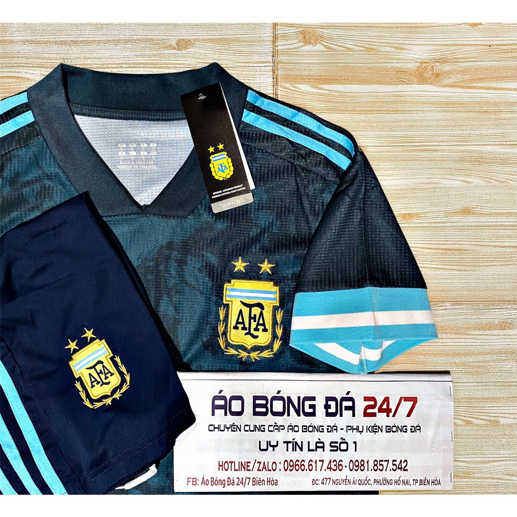 BỘ QUẦN ÁO ARGENTINA 2021 HÀNG THÁI bản Fan