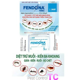 Combo 3 gói Thuốc diệt bọ chét, kiến ba khoang Fendona 10SC