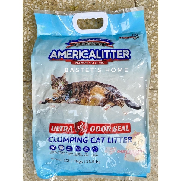 Cát vệ sinh cho mèo American Litter 10L