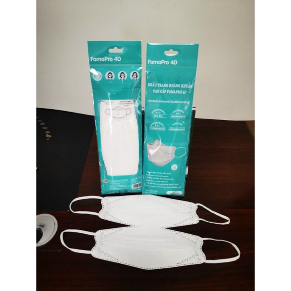 [4D, KF94 Famapro Thùng 500 Cái] Khẩu Trang Y Tế Famapro 4D, KF94 Loại Bịch - Hàng Chính Hãng