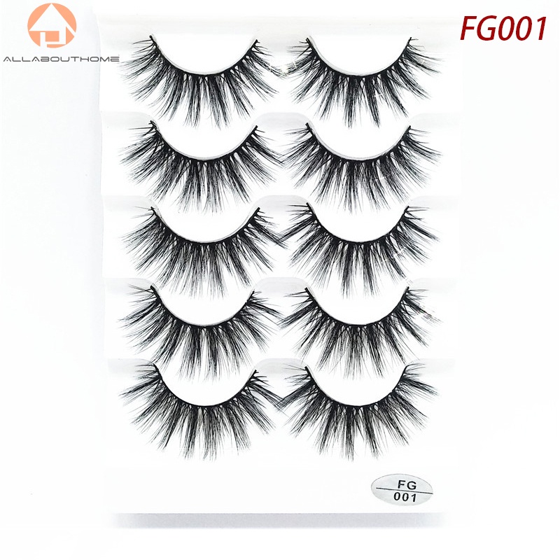 5 Cặp lông mi giả 3D mềm mại có thể tái sử dụng
 | BigBuy360 - bigbuy360.vn